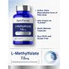 imageCarlyle L Methylfolate 75 mg  60 Capsules  Optimized and Activated  NonGMO Gluten Free  Methyl Folate 5MTHF  by OptiFolate