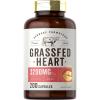 imageCarlyle Grass Fed Beef Heart Supplement  3200mg  200 Count  Desiccated Pasture Raised Bovine Capsules  NonGMO Gluten Free  by Herbage Farmstead