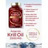 imageCarlyle Antarctic Krill Oil 2000 mg 120 Softgels  Omega3 EPA DHA with Astaxanthin Supplement Sourced from Red Krill  Maximum Strength  Laboratory Tested