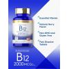 imageCarlyle B12 Vitamin 2000 mcg  240 Fast Dissolve Tablets  Sublingual Methylcobalamin  Berry Flavor  Vegetarian NonGMO ampamp Gluten Free Supplement