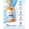 imageCarlyle Biotin 10000mcg Gummies  100 Count  Peach Flavor Supplement  Vegan NonGMO Gluten Free100 Count Pack of 1