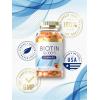imageCarlyle Biotin 10000mcg Gummies  100 Count  Peach Flavor Supplement  Vegan NonGMO Gluten Free100 Count Pack of 1