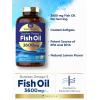 imageCarlyle Burpless Fish Oil 3600 mg  300 Softgels  with Omega3 Fatty Acids  Lemon Flavor  NonGMO Gluten Free Supplement  by Wild Pacific