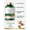 imageCarlyle Castor Oil 750mg  200 Softgels  Traditional Herb  NonGMO Gluten Free Supplement