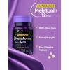 imageCarlyle Melatonin 12 mg Fast Dissolve 180 Tablets  Drug Free  Natural Berry Flavor  Vegetarian NonGMO Gluten Free180 Count Pack of 1