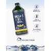 imageCarlyle Omega 3 Fish Oil Liquid  1650mg  32 fl oz 2 x 16oz Bottles  Lemon Flavor  NonGMO ampamp Gluten Free Supplement