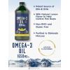 imageCarlyle Omega 3 Fish Oil Liquid  1650mg  32 fl oz 2 x 16oz Bottles  Lemon Flavor  NonGMO ampamp Gluten Free Supplement