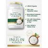 imageCarlyle Organic Inulin Powder 48oz  Prebiotic Fiber from Jerusalem Artichoke  Vegan Vegetarian NonGMO ampamp Gluten Free Supplement