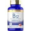 imageCarlyle B12 Vitamin 2000 mcg  240 Fast Dissolve Tablets  Sublingual Methylcobalamin  Berry Flavor  Vegetarian NonGMO ampamp Gluten Free Supplement