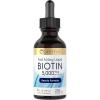 imageCarlyle Biotin 5000mcg Liquid Drops  4 fl oz  for Women and Men  Berry Flavor  Beauty Formula  Vegetarian NonGMO ampamp Gluten Free Supplement