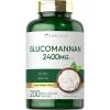 imageCarlyle Glucomannan Capsules  200 Count  Soluble Fiber Pills  NonGMO Gluten Free Supplement