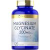 imageCarlyle Magnesium Glycinate  200mg  120 Capsules  NonGMO and Gluten Free Supplement