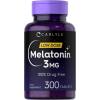imageCarlyle Melatonin 3mg  300 Tablets  Low Dose  Drug Free  Vegetarian NonGMO Gluten Free