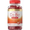 imageCarlyle Vitamin D3  B12 Complex Gummies  90 Count  Vegetarian NonGMO and Gluten Free Formula  Strawberry Flavor Supplement