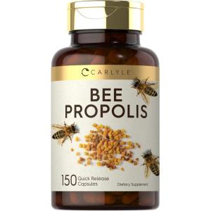 imageCarlyle Bee Propolis Capsules 600mg  150 Count  Extract Supplement  NonGMO Gluten Free