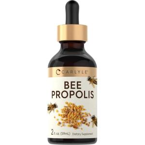 imageCarlyle Bee Propolis Tincture Drops  2 Fl Oz  Liquid Extract  NonGMO Gluten Free Supplement