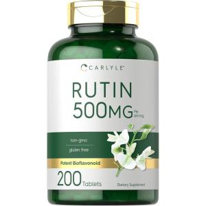 imageCarlyle Rutin Supplement 500mg  200 Tablets  Vegetarian NonGMO Gluten Free