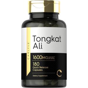 imageCarlyle Tongkat Ali for Men  1600mg  180 Count  Longjack Supplement  Eurycoma Longifolia  NonGMO and Gluten Free