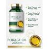 imageCarlyle Borage Oil Supplement  2000mg  200 Softgel Capsules  320mg of GLA  Cold Pressed ampamp Hexane Free  NonGMO ampamp Gluten Free