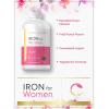 imageCarlyle Liquid Iron Supplement for Women  8 fl oz Drops  Fruit Punch Flavor  Vegetarian NonGMO Gluten Free