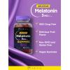 imageCarlyle Melatonin Gummies 3mg  90 Count  Fruit Flavor Gummy Supplement  100 Drug Free Support  Vegan NonGMO Gluten Free