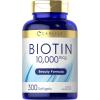 imageCarlyle Biotin 10000mcg  300 Softgels  Max Strength  NonGMO Gluten Free Supplement