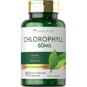 imageCarlyle Chlorophyll Pills  90 Capsules  Naturally Occurring Pigment  Chlorophyll Concentrate Supplement  NonGMO Gluten Free Complex