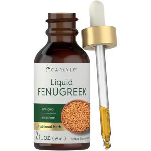 imageCarlyle Fenugreek Extract Liquid  2 fl oz  Vegetarian Tincture  NonGMO Gluten Free  Traditional Herbal Supplement Drops