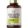 imageCarlyle Grass Fed Beef Pancreas  550mg  200 Capsules  Desiccated Pasture Raised Bovine Supplement  NonGMO Gluten Free  by Herbage Farmstead