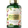 imageCarlyle B Complex with Whole Food Blend Formula  240 Capsules  Plus LMethylfolate  NonGMO ampamp Vegetarian Supplement