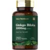 imageCarlyle Ginkgo Biloba 3000mg  200 Vegetarian Tablets  Extra Strength  NonGMO Gluten Freen Formula  by Tahoe Nutritionals200 Count Pack of 1