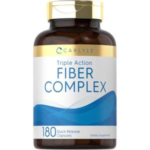 imageCarlyle Fiber Complex  180 Capsules  NonGMO Supplement  Triple Action Fiber180 Count Pack of 1