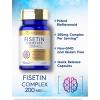 imageCarlyle Fisetin Complex Supplement  200mg  90 Capsules  NonGMO and Gluten Free
