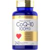 imageCarlyle CoQ10 100mg  240 Softgels  Mega QSorb Coenzyme Q10  with Black Pepper Extract  NonGMO Gluten Free Supplement