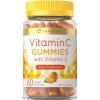imageCarlyle Vitamin C Gummies  60 Count  Orange Flavor  with Vitamin E  Vegan NonGMO and Gluten Free Supplement