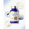 image:imageCarlyle L Serine Capsules 500 mg  120 Count  NonGMO amp Gluten Free Supplement