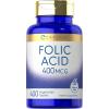 image:imageCarlyle Folic Acid 400 mcg  400 Tablets  Vegetarian NonGMO Gluten Free Supplement