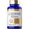 image:imageCarlyle L Serine Capsules 500 mg  120 Count  NonGMO amp Gluten Free Supplement