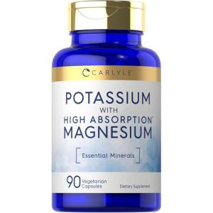 image:imageCarlyle Potassium Magnesium Supplement  90 Capsules  High Absorption  Vegetarian NonGMO amp Gluten Free