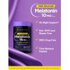 image:imageCarlyle Melatonin 10mg  180 Time Release Tablets  All Night Support  with Vitamin B6  100 Drug Free Supplement  Vegan NonGMO Gluten Free