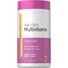 image:imageCarlyle Teen Multivitamin for Girls  60 Caplets  Once Daily  Easy to Digest with Probiotics amp Enzymes  with Iron  NonGMO Gluten Free