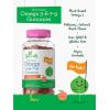image:imageCarlyle Vegan Omega 3 6 7 9 Gummies for Kids  120 Count  Peach Flavor  NonGMO Gluten Free and Sugar Free  by Lil Sprouts
