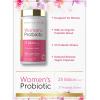 image:imageCarlyle Womens 25 Billion CFU Probiotic  Supported by 27 Strains  30 Delayed Release Capsules  Vegan NonGMO and Gluten Free  for Her