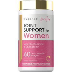 image:imageCarlyle Joint Support for Women  60 Softgels  Complex with Omega3 and Collagen Peptides  NonGMO Gluten Free