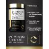 image:imageCarlyle Pumpkin Seed Oil with Saw Palmetto 4000 Mg  120 Softgel Capsules  for Men amp Women  3X Formula with Biotin  NonGMO Gluten Free Supplement