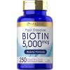 image:imageCarlyle Biotin 5000mcg  250 Fast Dissolve Tablets  Supplement for Men and Women  Vegetarian NonGMO Gluten Free250 Count Pack of 1