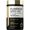 image:imageCarlyle Pumpkin Seed Oil with Saw Palmetto 4000 Mg  120 Softgel Capsules  for Men amp Women  3X Formula with Biotin  NonGMO Gluten Free Supplement