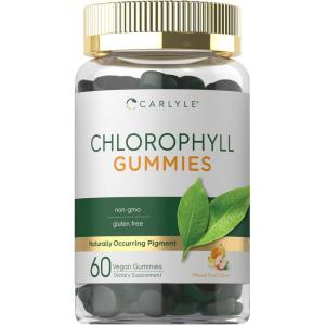image:imageCarlyle Chlorophyll Gummies  60 Count  Mixed Fruit Flavor  Complex Vegan Supplement  NonGMO amp Gluten Free