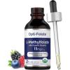 image:imageCarlyle L Methylfolate Drops 15mg  2 Fl Oz  with Organic Glycerin  Mixed Berry Flavor  Vegetarian NonGMO Gluten Free Supplement