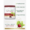 image:imageCarlyle Beet Root Soft Chews  500mg  60 Count  Mixed Berry Flavor  with Nitric Oxide  for Men amp Women  NonGMO Gluten Free Supplement